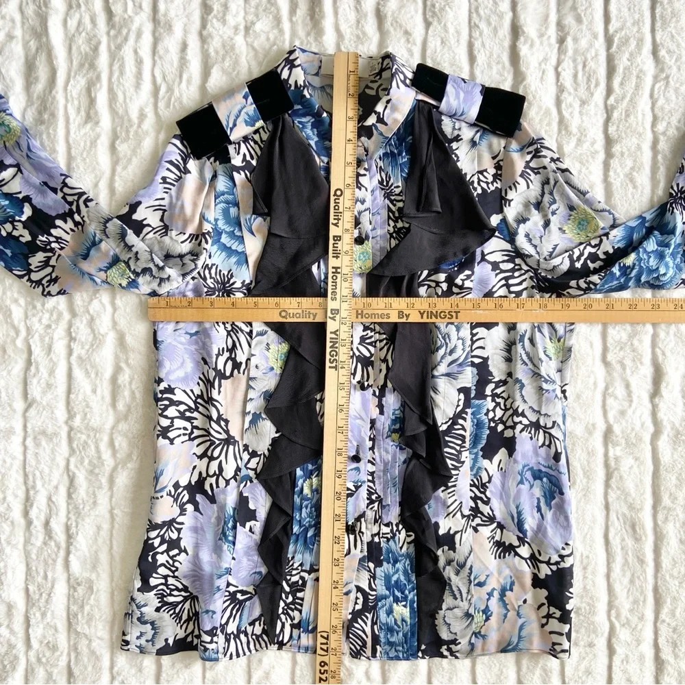Coach x Kaffe Fassett Print Pleated Blouse Women’s 4